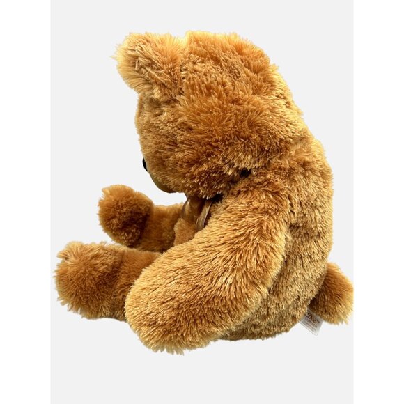 Dan Dee Collectors Choice 16" Tan Bear Brown Bow Plush Stuffed Animal Toy - Picture 5 of 8
